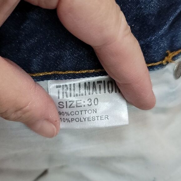 .ens Trill Nation Jean Distressed Shorts - Picture 11 of 12